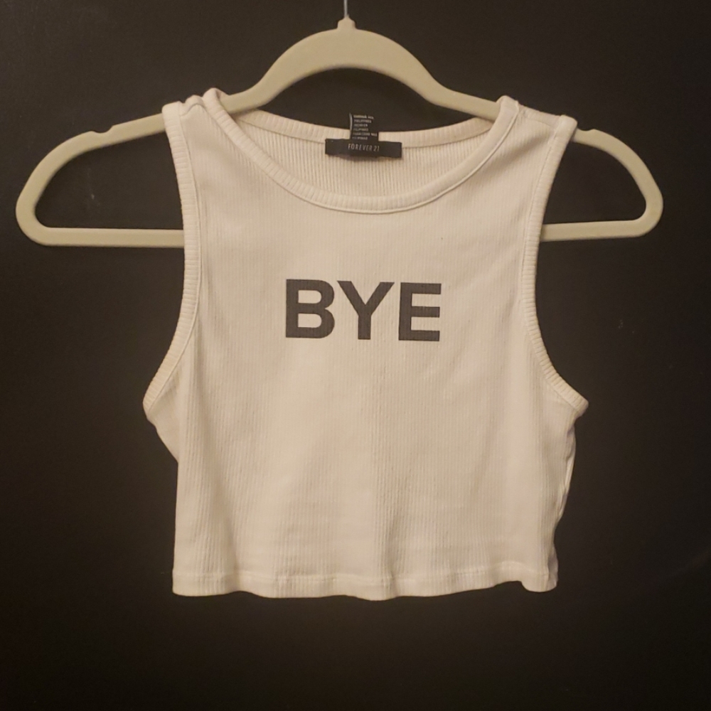 BYE crop top